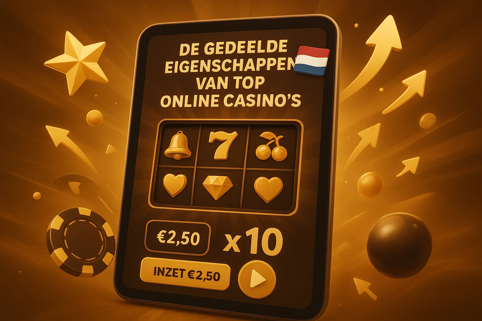De Gedeelde Eigenschappen van Top Online Casino's